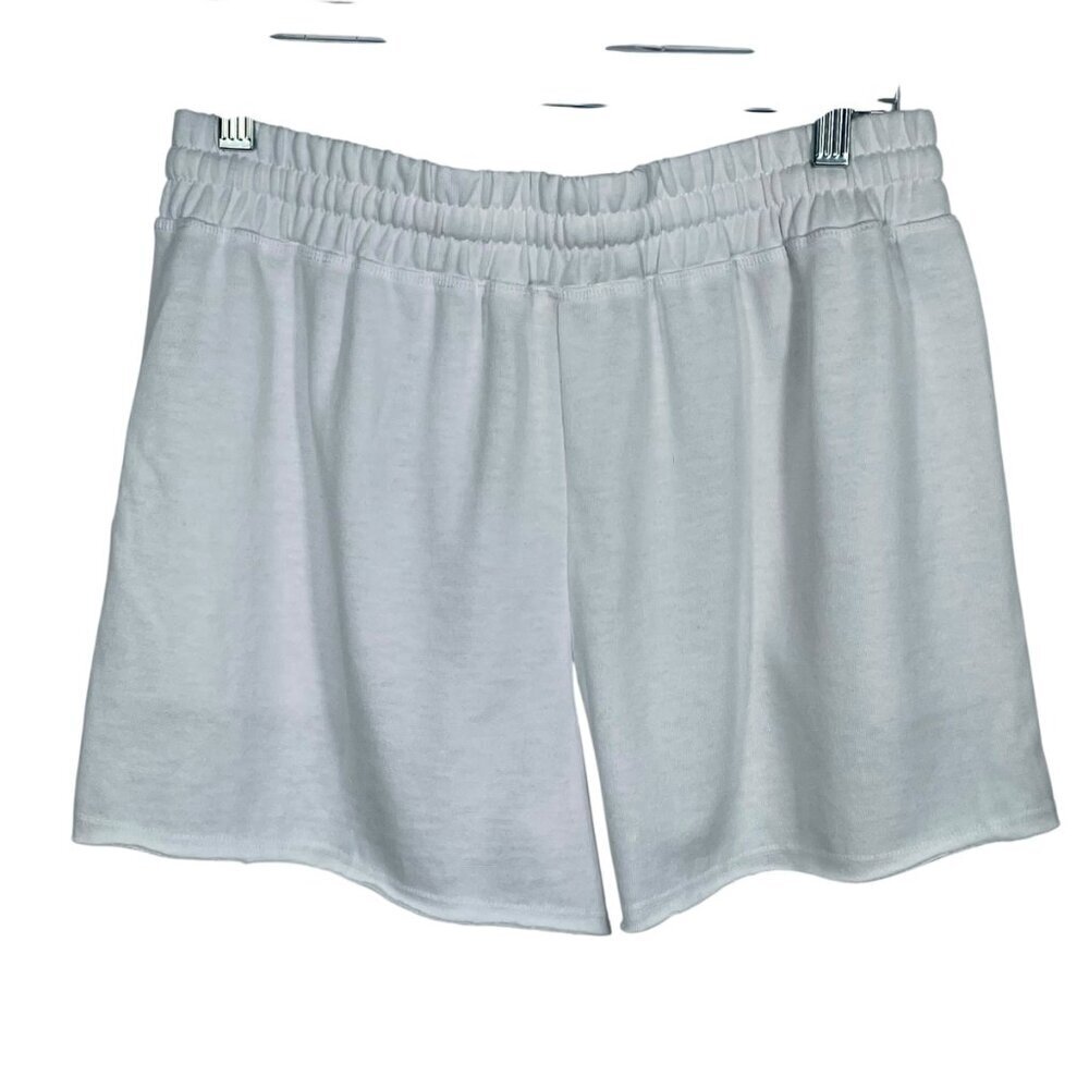 NWT Splendid Terry Drawstring Waist Eco Shorts White Womens S (4-6) Beach Summer - Picture 5 of 13